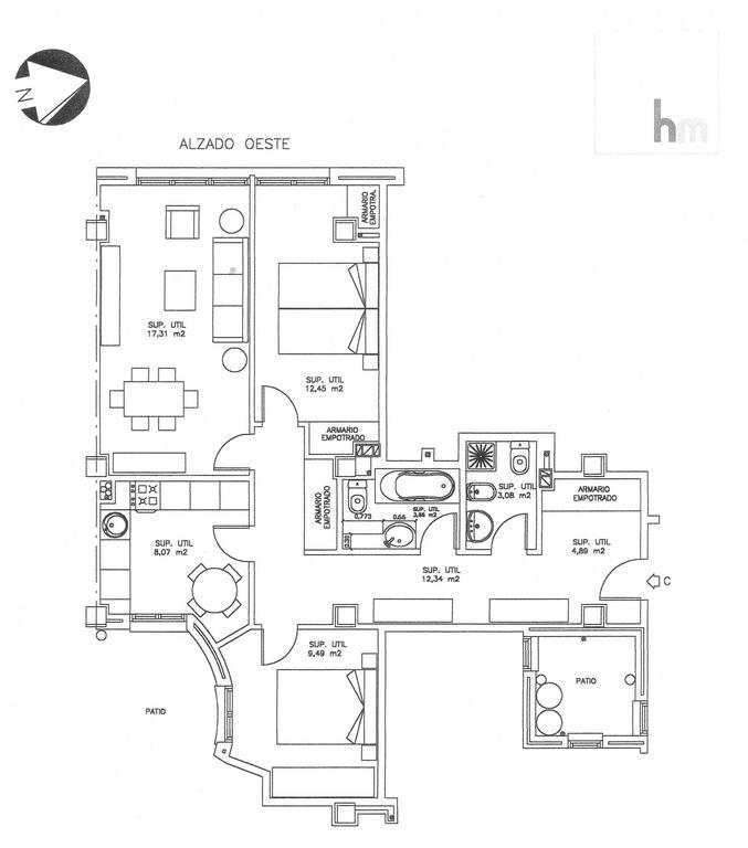 Apartamento Playa Poniente Хихон Экстерьер фото